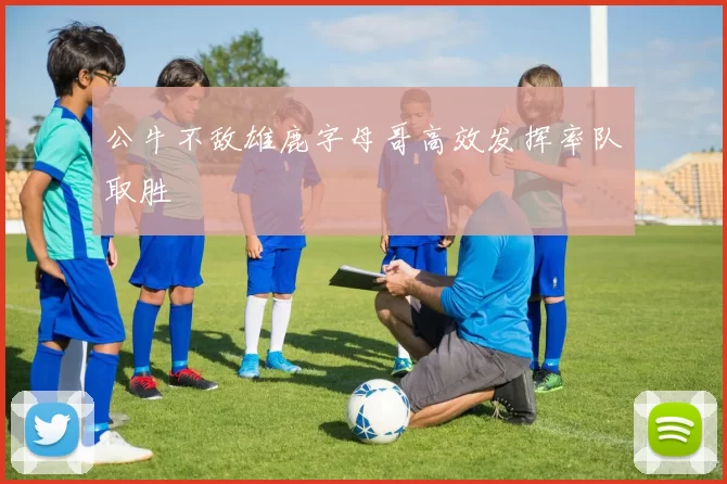 公牛不敌雄鹿字母哥高效发挥率队取胜